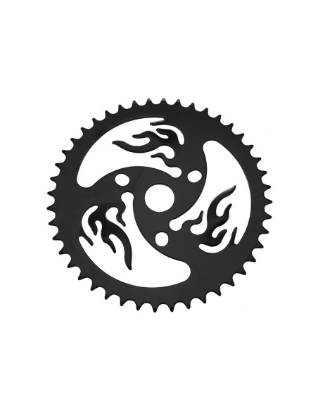 Steel Chainring Fire 44t 1/2 X 1/8 Black.